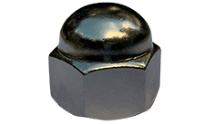 3/8"-16 Low Crown Acorn (Cap) Nut, 18-8 Stainless Steel (Box of 300)