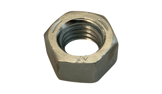 1"-8 UNC Finished Hex Nut, Grade 5, Steel, Zinc Clear (Box of 100)
