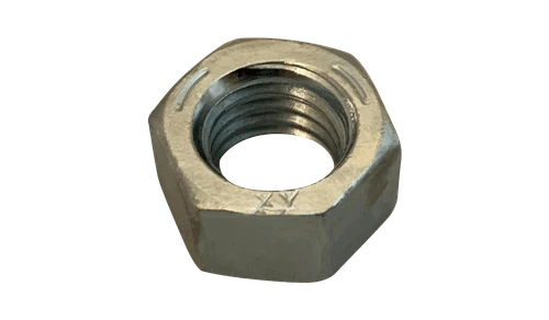 1-1/2"-6 UNC Finished Hex Nut, Grade 5, Steel, Zinc Clear (Box of 40)