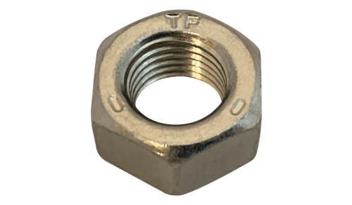 5/16"-24 UNF Finished Hex Nut, Grade 5, Steel, Zinc Clear, Domestic (Box of 3,000)