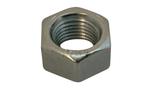 7/16"-20 Finished Hex Nut, Grade 5, Steel, Zinc Clear (Box of 1,000)