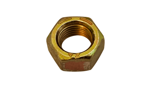 3/8"-24 UNF Finished Hex Nut, Grade 8, Steel, Zinc Yellow (Box of 2,000)