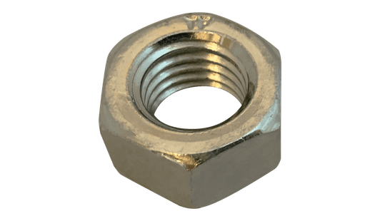 1/4"-20 UNC Finished Hex Nut, Grade 2, Steel, Zinc Clear, Domestic (Box of 5,000)
