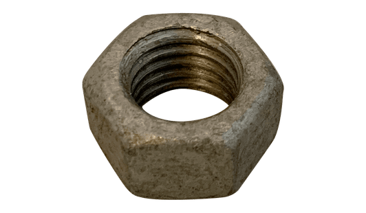 1"-8 UNC Finished Hex Nut, Tapped Oversize, Grade 2, Steel, Hot Dipped Galvanized (Box of 60)