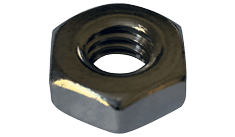 4-40 x 1/4 x 3/32 Hex Machine Screw Nut, 18-8 Stainless Steel, Plain (Box of 5,000)