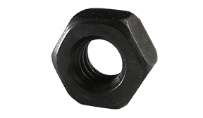 1/4"-28 UNC Heavy Hex Nut, Grade A, Steel, HDG (Box of 4,000)