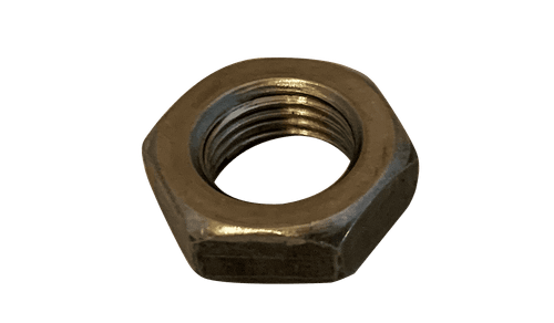 7/8"-14 Hex Jam Nut, Grade A, Steel, Plain (Box of 210)