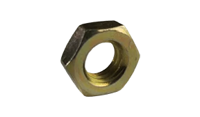 3/4"-16 UNF Hex Jam Nut, Grade A, Steel, Zinc Yellow (Box of 400)