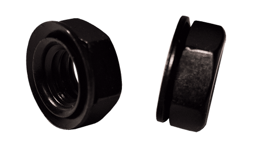 #10-24 Conical Keps Lock Nut, Steel, Black Oxide (Box of 5,000)