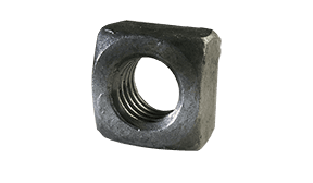 7/8"-9 Regular Square Nut, Low Carbon Steel, Hot Dipped Galvanized (Box of 50)