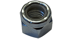 5/8-11 NTE Thin Pattern Nylon Insert Lock Nut, Low Carbon Steel, Zinc Clear (Box of 400)