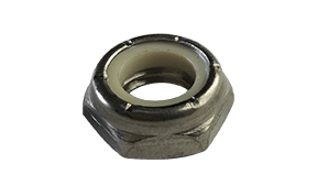 5/16-18 NTE Thin Nylon Insert Lock Nut, 18-8 Stainless Steel (Box of 1,000)