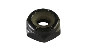 10-32 NTM Thin Nylon Insert Lock Nut, Low Carbon Steel, Black Oxide (Box of 4,000)