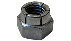 3/8"-24 Flex Type All Metal Hex Lock Nut, 18-8 Stainless Steel (Box of 125)