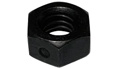 5/16"-18 UNC Two-Way Reversible All Metal Hex Lock Nut, Steel, Black Oxide & Wax (Box of 1,500)