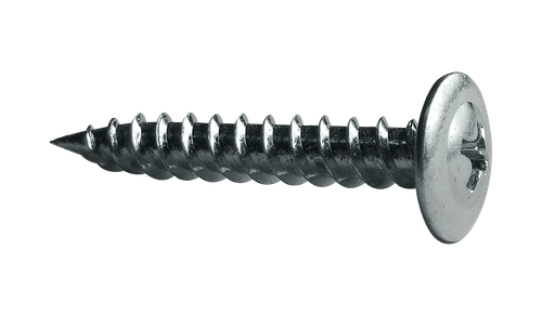 #8-15 x 2" Modified Truss Head (K-Lath) Phillips Self Piercing Screw, Steel Zinc Clear (Box of 2,500)