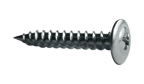 #12-11 x 1/2" Modified Truss Head (K-Lath) Phillips Self Piercing Screw, Steel Zinc Clear (Box of 5,000)