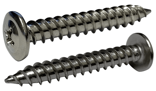 #8-15 x 2" Modified Truss Head (K-Lath) Phillips Self Piercing Screw, 18-8 SS (Box of 1,500)