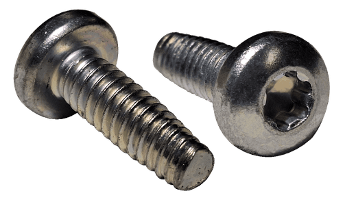 1/4"-20 x 1-1/2" Pan Head Torx (6-Lobe) Plus Thread Rolling Screw, Steel Zinc Clear & Wax (Box of 1,500)