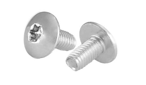 #4-40 x 3/8" Truss Head Torx (6-Lobe) Thread Rolling Screw, Steel Zinc Clear & Wax (Box of 10,000)
