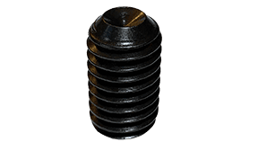 #10-24 x 3/4" Cup Point Socket Set Screw, Alloy Steel, Thermal Black Oxide (Box of 100)