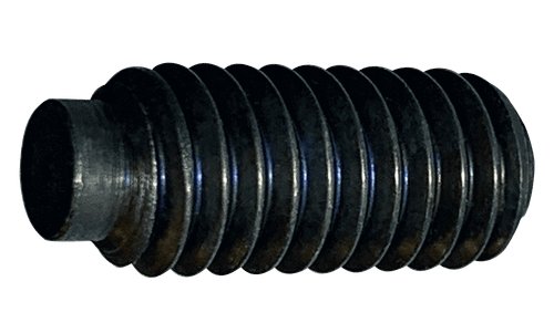 1/4"-20 x 1/4" Socket Set Screw, Half Dog Point, Coarse Thread, Alloy Steel, Plain, Made in USA (Box of 100)
