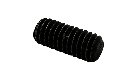 #4-40 x 3/16" Socket Set Screw, Flat Point, Alloy Steel, Black Oxide (Box of 5,000)