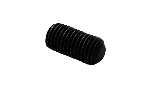 1/4"-28 x 3/16" Flat Point Socket Set Screw, Fine Thread, Alloy Steel, Thermal Black Oxide (Box of 5,000)