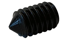 #6-32 x 1/4" Socket Set Screw, Cone Point, Coarse Thread, Alloy Steel, Black Oxide (Box of 5,000)