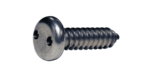 #12-11 x 1/2" Spanner Security Pan Head Sheet Metal Screw, Type A, 18-8 Stainless Steel (Box of 2,500)