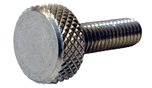 #4-40 x 1/2" Knurled Thumb Screw, 18-8 Stainless Steel - FT (Box of 100)