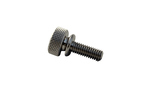 #6-32 x 3/8" Knurled Thumb Screw with Washer Face, 18-8 Stainless Steel - FT (Box of 100)