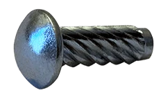 #12 x 3/4" Round Head Drive Screw, Type U, Steel, Zinc Clear (Box of 3,000)