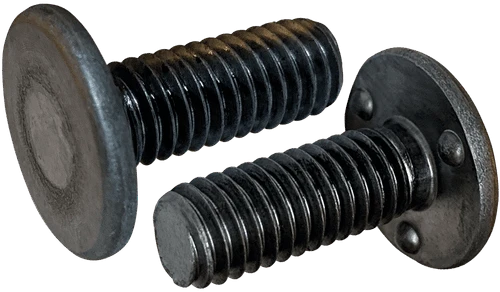 #10-32 x 5/8" Weld Screw with Nibs Under Head, Steel, Plain - FT (Box of 3,000)