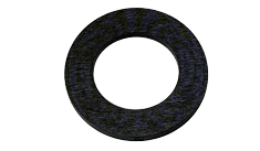 6 x 5/16 x .062 Flat Washer, Nylon, Black (Box of 5,000)