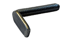 #10-32 x 1/2" L Shaped 90 Degree Spot Weld Screw, Steel, Plain (Box of 1,000)