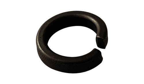 8 Hi-Collar Split Lock Washer, Steel, Plain (Box of 5,000)