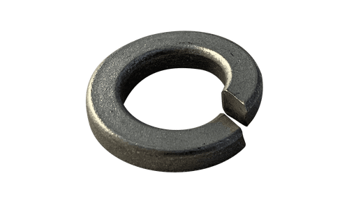 7/16 Heavy Split Lock Washer, Steel, Mechanical Zinc (Made in USA) (Box of 4,250)