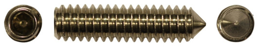 #8-32 x 3/16" Cone Point Socket Set Screw, 18-8 Stainless Steel