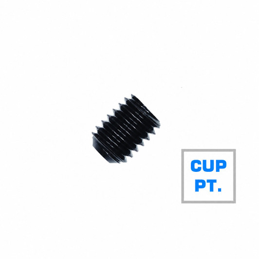 #6-32 x 1/8" Socket Set Screws, Black Oxide (Box of 2,500)