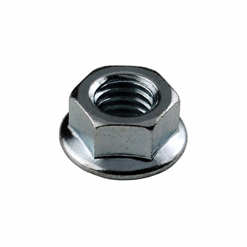5/16"-18 Grade 2 Serrated Flange Nuts, Trivalent RoHS (Box of 4,000)