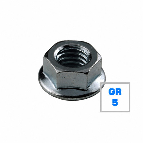 3/4"-10 Grade 5 Serrated Flange Nuts, Trivalent RoHS (Box of 320)