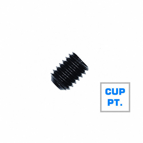 #10-24 x 1/4" Socket Set Screws, Black Oxide (Box of 2,500)