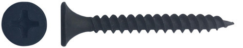 #8 x 1-5/8" Phillips Bugle Head Drywall Screw, Fine Thread, Phosphate (Box of 2000)