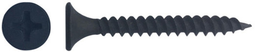#8 x 3-1/2" Phillips Bugle Head Drywall Screw, Fine Thread, Phosphate (Box of 1500)
