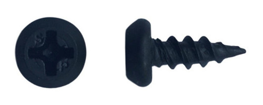 #6 x 7/16" Phillips Pan Head Framing Screw, Steel, Phosphate Coated (Box of 10000)