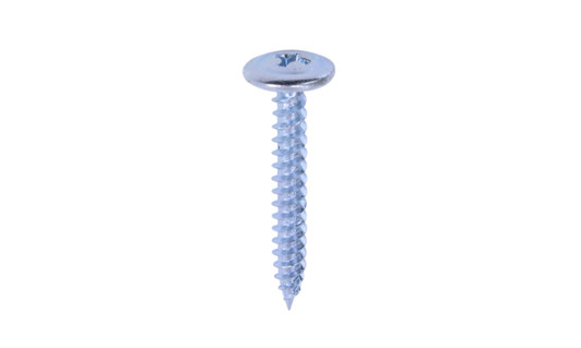 86MZ - #8 x 3/4" K-Lathe Screw, Modified Truss Head (K-Lath) Phillips, Zinc Plated  (Box of 8000)