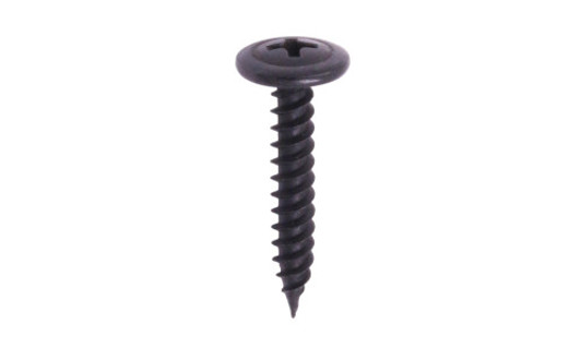 #8 x 3" K-Lathe Screw, Modified Truss Head (K-Lath) Phillips, Black Oxide (Box of 1500)