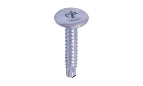 #6 x 3/4" K Lath Tek Screw, Self Drilling Modified Truss Head Phillips Zinc (Box of 7000)