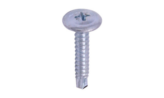 #10 x 3/4" K Lath Tek Screw, Self Drilling Modified Truss Head Phillips Zinc (Box of 7000)